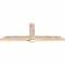 Ekena Millwork Eugene Smooth Timber Gable Bracket, Douglas Fir, 72"W x 27"H x 3 1/2"D x 5 1/2"F, 9/12 Pitch GBW072X27X0406EUG00SDF - alternate 2